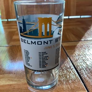 🚨FINAL PRICE - LAST CALL🚨 Belmont Stakes '10 Collectors Glass from Track EUC
